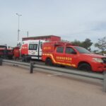Una mujer resultó herida tras chocar en su moto contra un camión