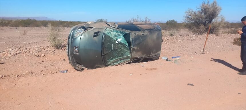 Pagancillo: Grave vuelco con daños materiales y heridos leves Pagancillo: Grave vuelco con daños materiales y heridos leves