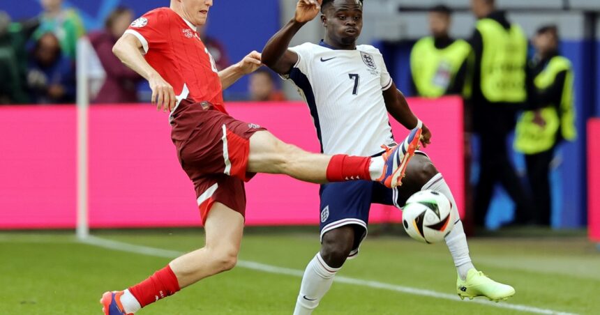 Inglaterra vs Suiza, por los cuartos de final de la Eurocopa 2024: minuto a minuto, en directo