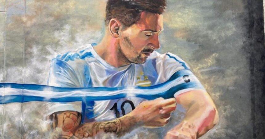 Ocho murales increíbles que celebran a Messi