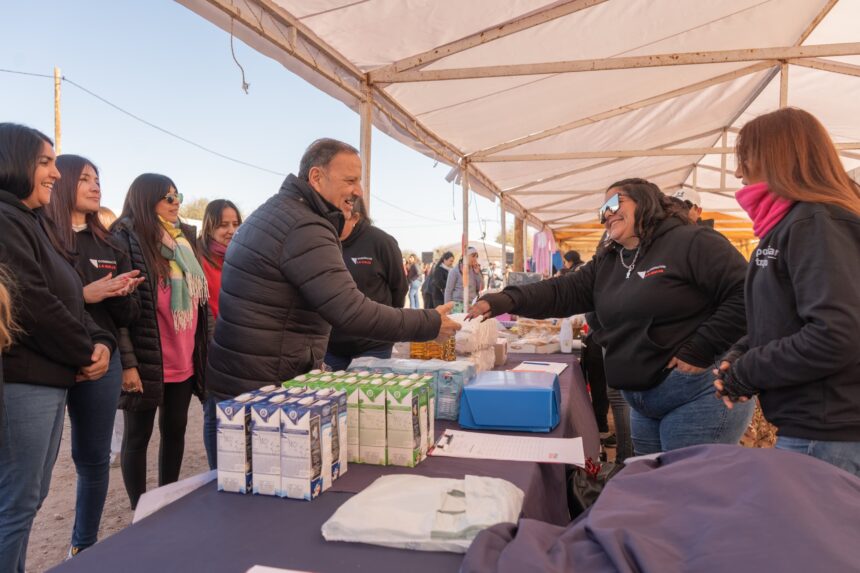 El gobernador visitó el Paraje San Lorenzo El gobernador visitó el Paraje San Lorenzo