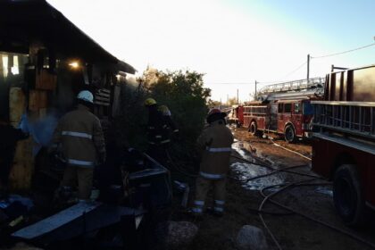 Incendio de una vivienda en Barrio Francisco II
