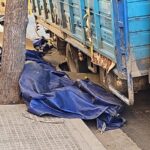 Capital: se hundió el asfalto y un camión quedó atrapado