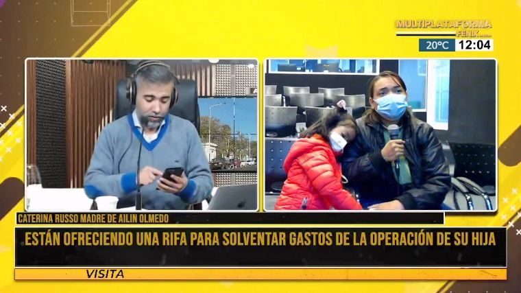 Rifan terreno para operación de nena de 6 años Rifan terreno para operación de nena de 6 años