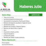 Este jueves 1 de agosto comienza el cronograma de pago a empleados estatales