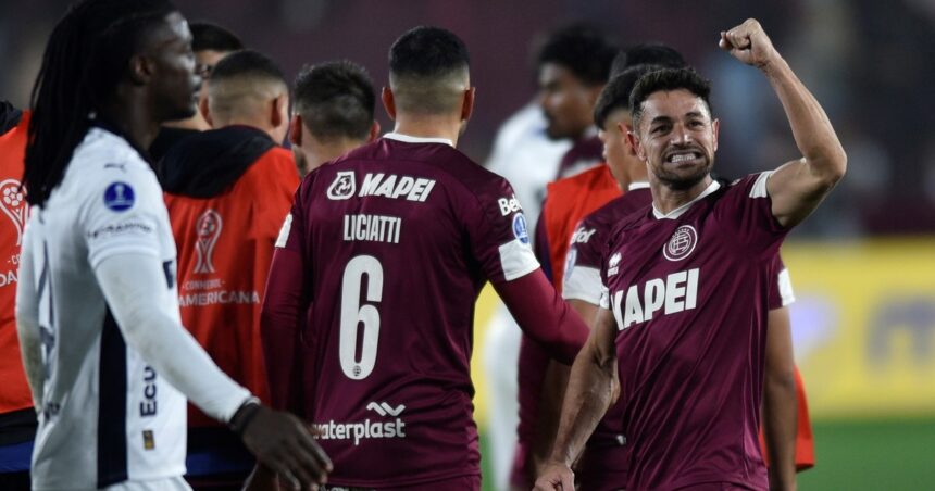 Lanús armó su propia fiesta y eliminó a Liga de Quito, el vigente campeón de la Copa Sudamericana Lanús armó su propia fiesta y eliminó a Liga de Quito, el vigente campeón de la Copa Sudamericana