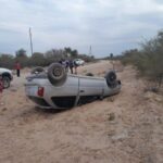 Portezuelo: volcó automóvil en cercanías de San Antonio