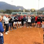 Se disputó en la capital riojana encuentro de tenis de veteranos