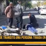 Accidente de tránsito en pleno centro capitalino: mujer herida esperó 20 minutos la ambulancia