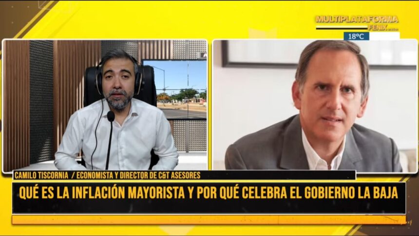 “La inflación del 18,5% es un número ambicioso”, dijo Camilo Tiscornia en MULTIPLATAFORMA FÉNIX