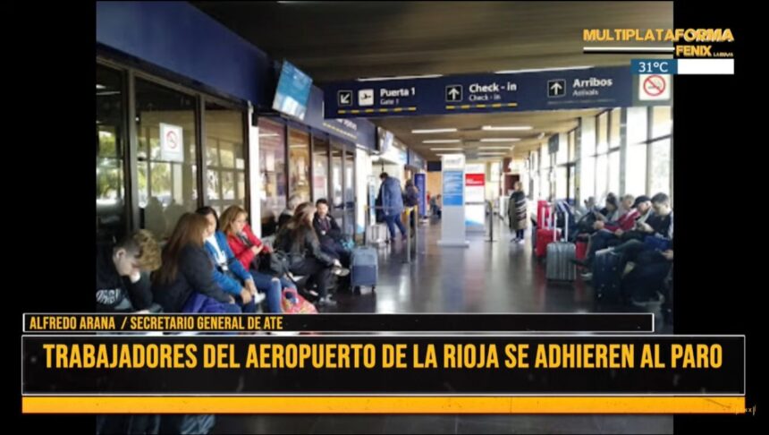 La Rioja con vuelos de Aerolíneas Argentinas, pese a medidas de fuerza de empleados de la ANAC La Rioja con vuelos de Aerolíneas Argentinas, pese a medidas de fuerza de empleados de la ANAC