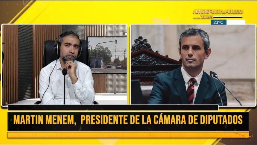 Martin Menem confirmó la reanudación de obras públicas en La Rioja