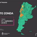 Atención: Alerta naranja por viento zonda para gran parte del territorio provincial