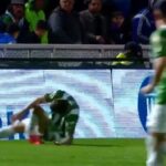 La escalofriante lesión de Damián Díaz que enmudeció a la cancha de Banfield