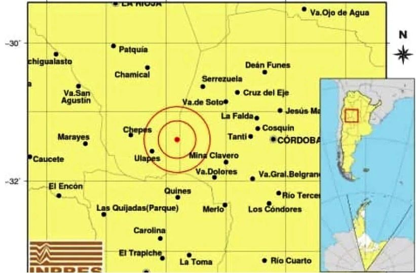 Tembló Ulapes: midió 5.6 en la escala de Richter Tembló Ulapes: midió 5.6 en la escala de Richter