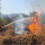 Se exitiguieron diversos incendios en la capital
