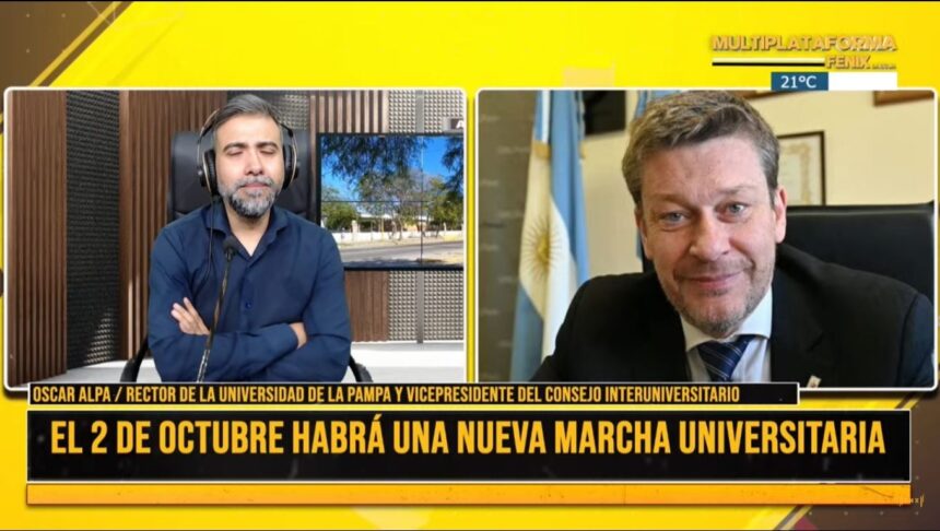 Oscar Alpa: “La ley de financiamiento universitario no genera ningún déficit fiscal”