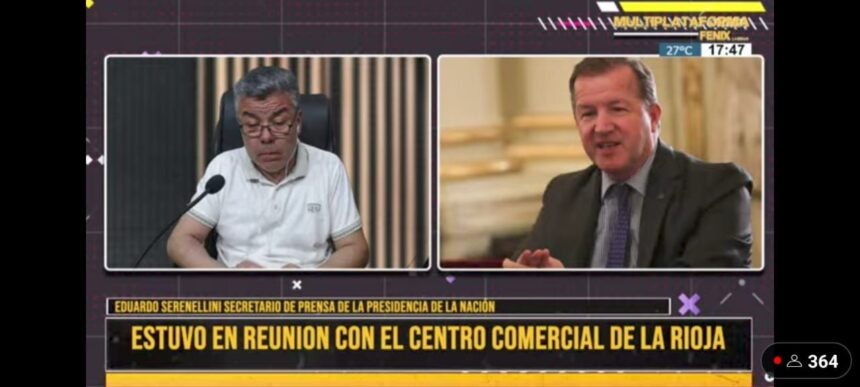 Sorpresiva visita del Secretario de Prensa de La Nación a la provincia de La Rioja Sorpresiva visita del Secretario de Prensa de La Nación a la provincia de La Rioja