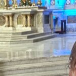 La emoción de Pampita al visitar a la Virgen de Luján