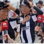 Viajó desde La Rioja en moto para ver al Cuervo: es hija de un ex jugador