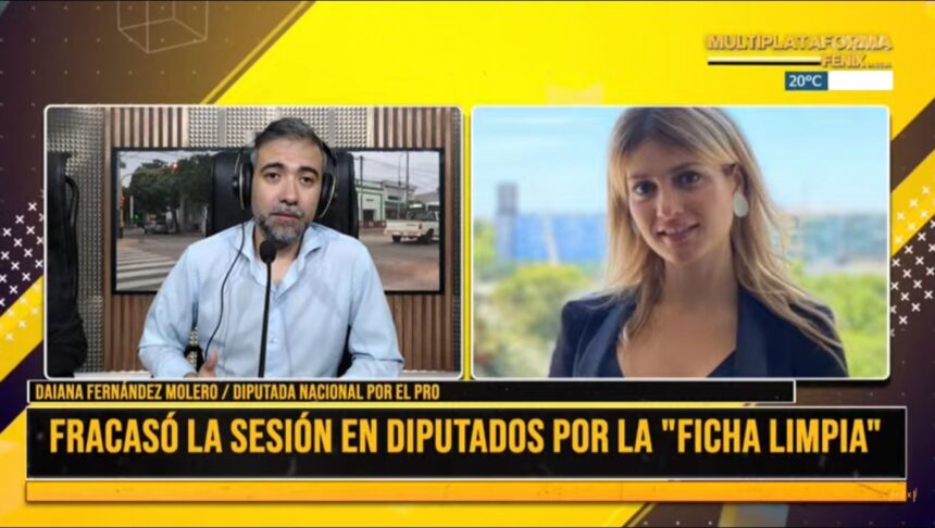 Daiana Fernández Molero: “Ficha limpia es parte de la agenda de un país sin impunidad”