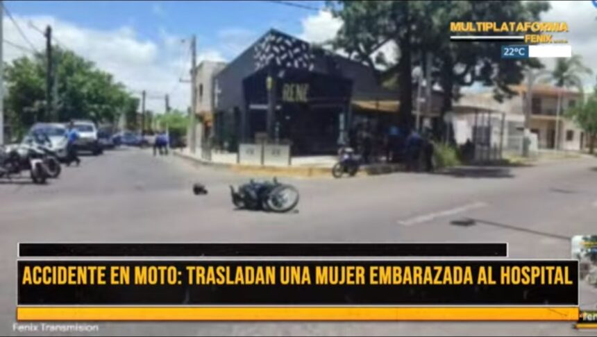 Mujer embarazada terminó hospitalizada por accidente de tránsito Mujer embarazada terminó hospitalizada por accidente de tránsito