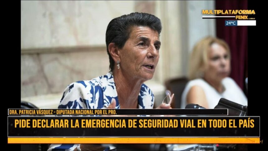 Patricia Vásquez pidió declarar la emergencia vial en todo el país Patricia Vásquez pidió declarar la emergencia vial en todo el país