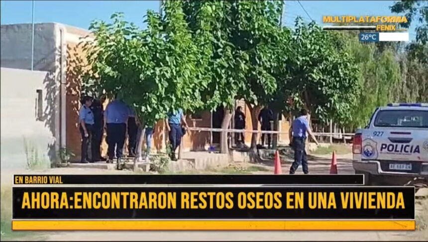 Macabro hallazgo en barrio Vial: encontraron un cráneo y restos de mandíbula Macabro hallazgo en barrio Vial: encontraron un cráneo y restos de mandíbula