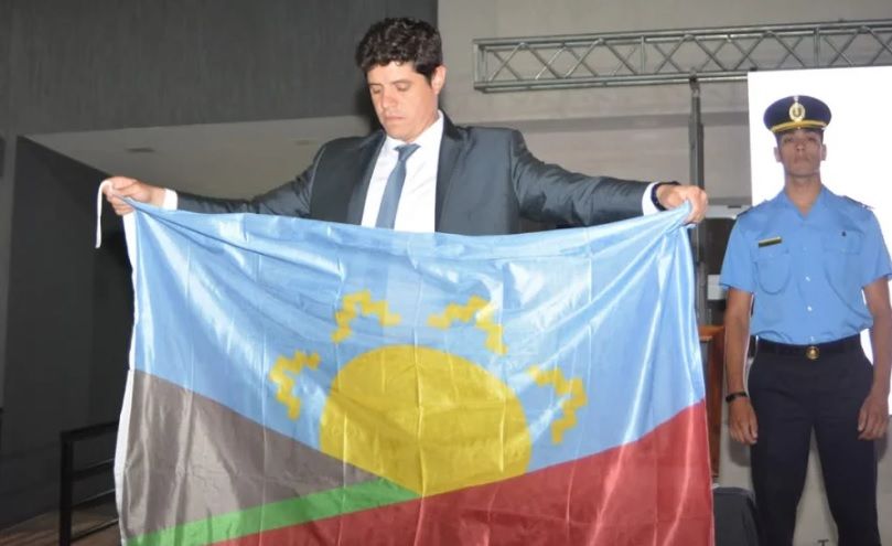 Sanagasta ya tiene su bandera Sanagasta ya tiene su bandera