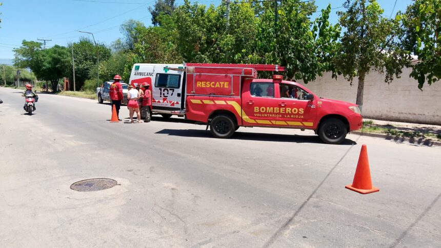 Accidente de moto en Av. San Nicolás de Bari Este Accidente de moto en Av. San Nicolás de Bari Este