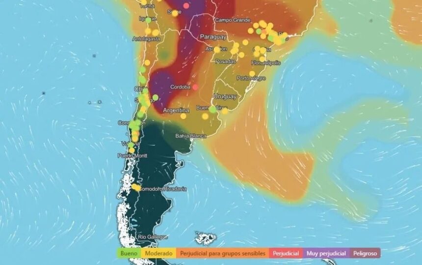 La Rioja entre las peores ciudades de Argentina por la calidad de aire en el 2024 La Rioja entre las peores ciudades de Argentina por la calidad de aire en el 2024