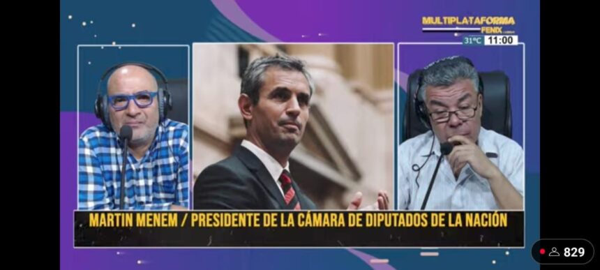 Martín Menem en exclusiva con FÉNIX: “No se en donde va a terminar la deuda de EDELAR con CAMMESA”