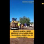 Chamical: Mujer se descompensó y debió ser trasladada en una pala de máquina