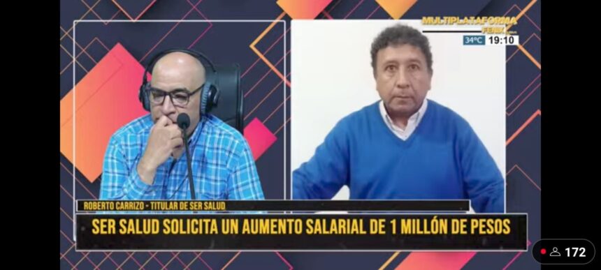 SER Salud solicita un millón de pesos como piso salarial y el blanqueo de adicionales SER Salud solicita un millón de pesos como piso salarial y el blanqueo de adicionales