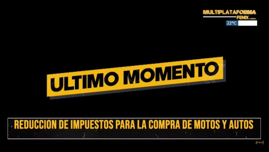 El Gobierno eliminará impuestos para la compra de autos y motos El Gobierno eliminará impuestos para la compra de autos y motos