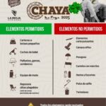Chaya 2025: que elementos están permitidos y cuáles no para ingresar al predio