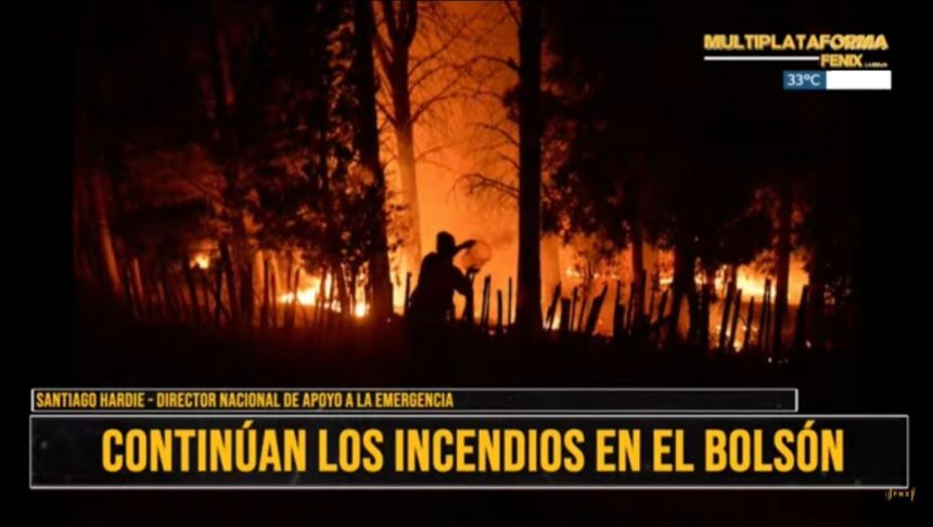 “El de El Bolsón es uno de los incendios más complejos. Ya se perdieron 3.000 hectáreas”