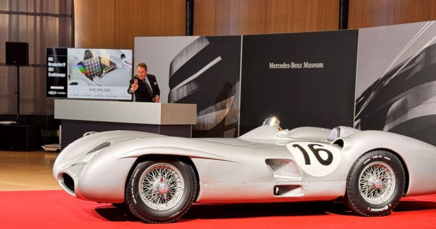 Subasta multimillonaria: un Mercedes-Benz de carreras 
de Fangio es el más caro de la historia