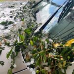 Castro Barros: Fuerte caída de granizo azotó a la localidad de Chuquis
