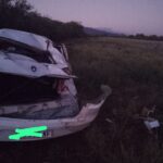 Auto volcó en Ruta 38: cuatro personas fueron trasladadas al hospital