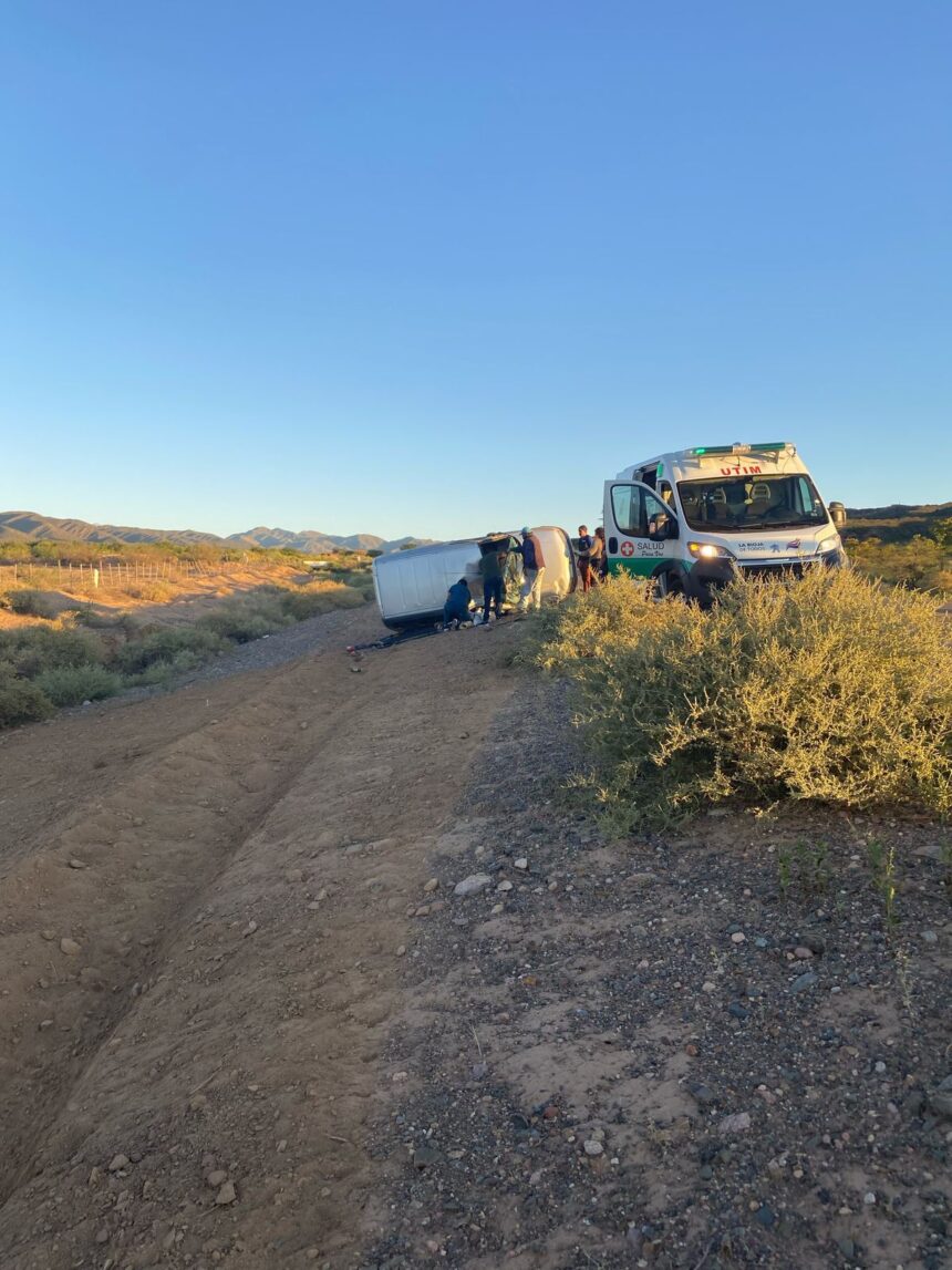 Vuelco en Ruta Nacional 78: Un hombre en estado de ebriedad resultó herido Vuelco en Ruta Nacional 78: Un hombre en estado de ebriedad resultó herido