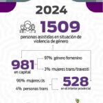 Alarma en la provincia: más de 1500 personas asistidas por violencia de género en 2024