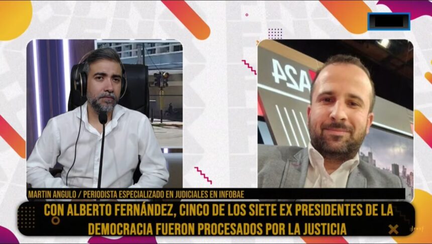 Martin Angulo en Fénix: “5 de los últimos 7 ex presidentes fueron procesados” Martin Angulo en Fénix: “5 de los últimos 7 ex presidentes fueron procesados”