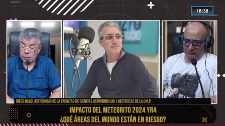 Diego Bagú en Fénix: “El monitoreo de asteroides es clave para la seguridad del planeta”