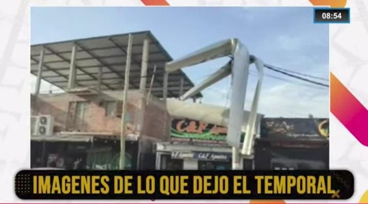 Chaparrón de destrozos en La Rioja: chapas voladas y riesgo eléctrico Chaparrón de destrozos en La Rioja: chapas voladas y riesgo eléctrico