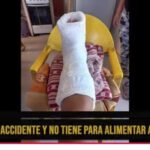 Madre pide ayuda en Fénix luego de haber sido atropellada