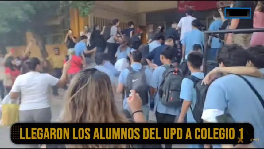 UPD 2025: Alumnos del Colegio N° 1 llegaron en colectivo