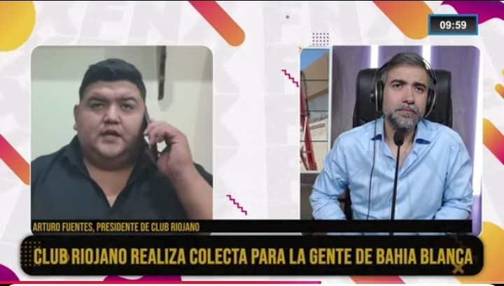 Club Riojano impulsa campaña solidaria para ayudar a Bahía Blanca Club Riojano impulsa campaña solidaria para ayudar a Bahía Blanca
