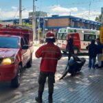 Un motociclista resultó herido tras chocar con una camioneta