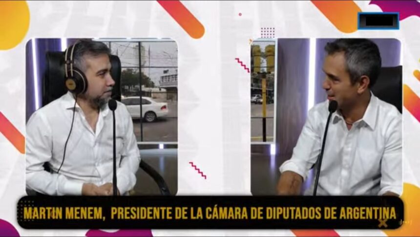 Martin Menem en Fénix: “Quintela y su séquito sabe que están en el Titanic” Martin Menem en Fénix: “Quintela y su séquito sabe que están en el Titanic”